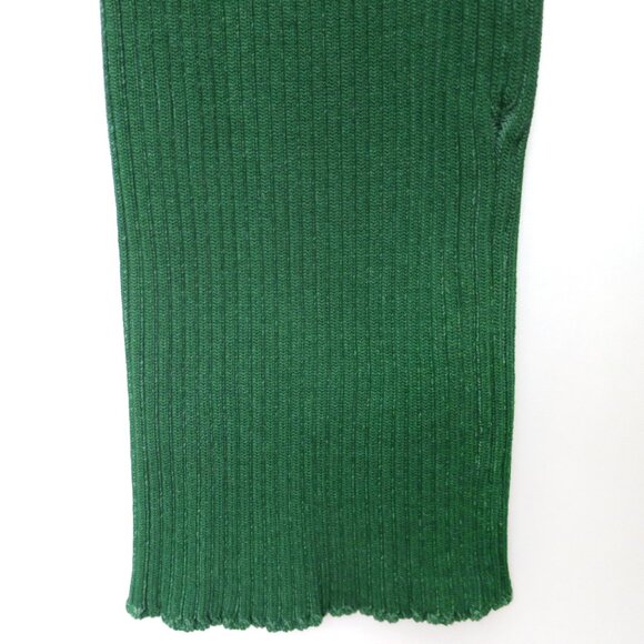 Sportmax MaxMara Scoop Neck Ribbed Knit Top Size L - Picture 11 of 14